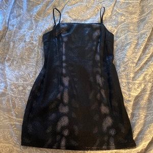 Black and silver backless dress, urban outfitters, new with tags